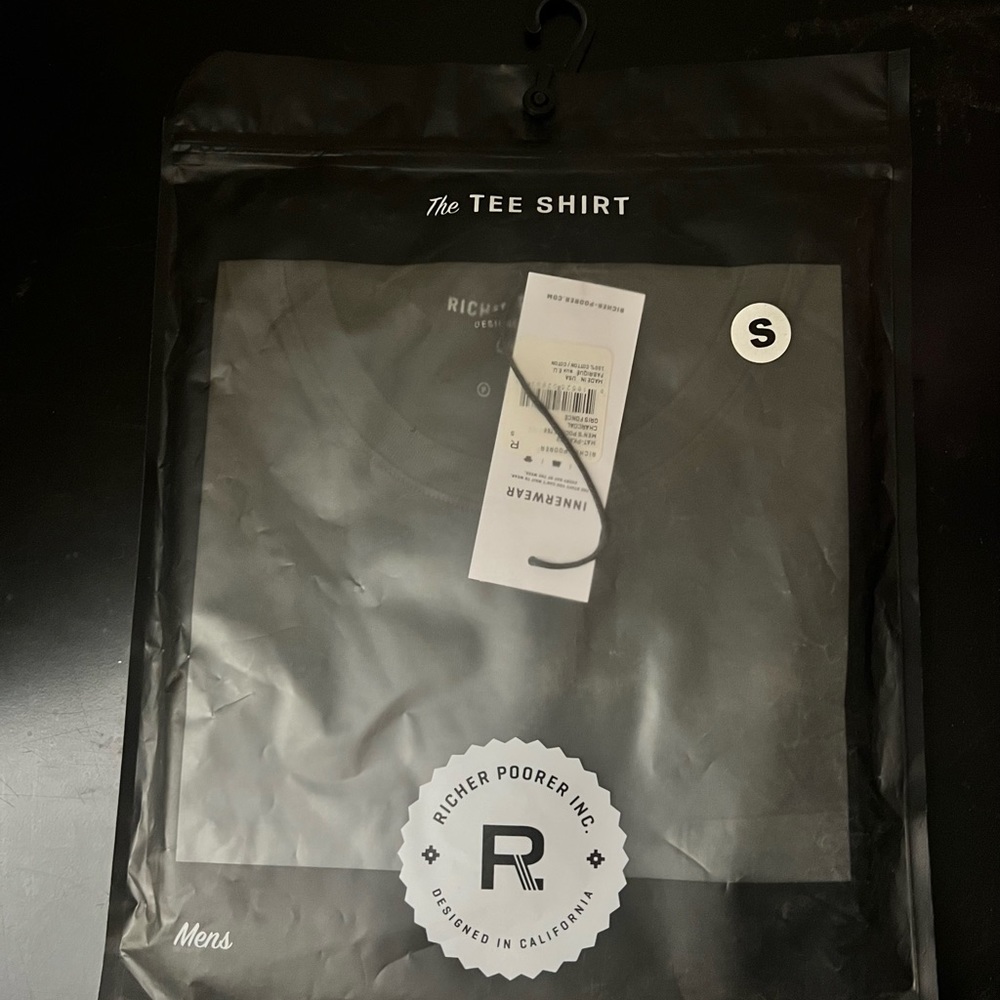 Richer Poorer - Charcoal Pocket Tee